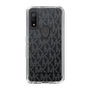 スリムプロテクションケース［ MICHAEL KORS - Signiture - Clear Black ］