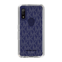 スリムプロテクションケース［ MICHAEL KORS - Signiture - Clear Black ］
