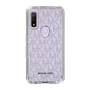 スリムプロテクションケース［ MICHAEL KORS - Signiture - Clear Black ］