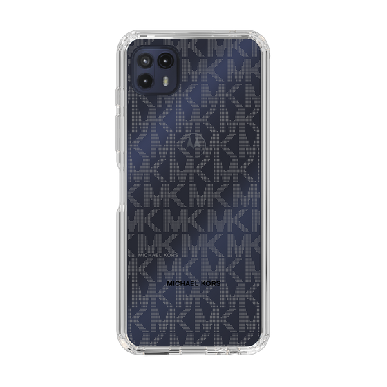 スリムプロテクションケース［ MICHAEL KORS - Signiture - Clear Black ］