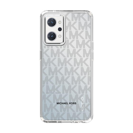 スリムプロテクションケース［ MICHAEL KORS - Signiture - Clear Black ］