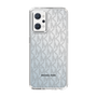 スリムプロテクションケース［ MICHAEL KORS - Signiture - Clear Black ］