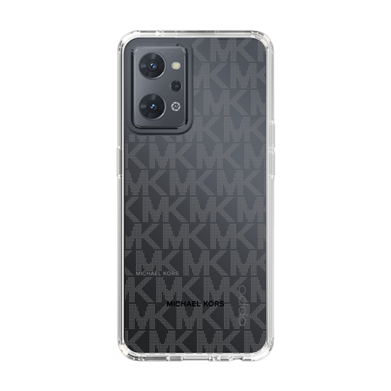 スリムプロテクションケース［ MICHAEL KORS - Signiture - Clear Black ］