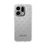 スリムプロテクションケース［ MICHAEL KORS - Signiture - Clear Black ］