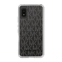 スリムプロテクションケース［ MICHAEL KORS - Signiture - Clear Black ］