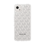 スリムプロテクションケース［ MICHAEL KORS - Signiture - Clear Black ］
