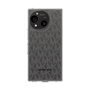 スリムプロテクションケース［ MICHAEL KORS - Signiture - Clear Black ］