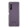 スリムプロテクションケース［ MICHAEL KORS - Signiture - Clear Black ］