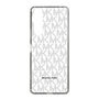 スリムプロテクションケース［ MICHAEL KORS - Signiture - Clear Black ］