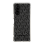 スリムプロテクションケース［ MICHAEL KORS - Signiture - Clear Black ］
