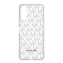 スリムプロテクションケース［ MICHAEL KORS - Signiture - Clear Black ］