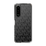 スリムプロテクションケース［ MICHAEL KORS - Signiture - Clear Black ］