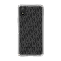 スリムプロテクションケース［ MICHAEL KORS - Signiture - Clear Black ］
