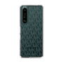 スリムプロテクションケース［ MICHAEL KORS - Signiture - Clear Black ］