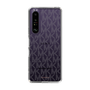 スリムプロテクションケース［ MICHAEL KORS - Signiture - Clear Black ］