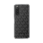 スリムプロテクションケース［ MICHAEL KORS - Signiture - Clear Black ］