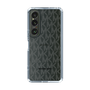 スリムプロテクションケース［ MICHAEL KORS - Signiture - Clear Black ］