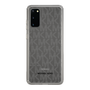スリムプロテクションケース［ MICHAEL KORS - Signiture - Clear Black ］