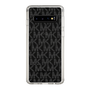 スリムプロテクションケース［ MICHAEL KORS - Signiture - Clear Black ］