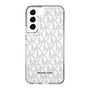 スリムプロテクションケース［ MICHAEL KORS - Signiture - Clear Black ］
