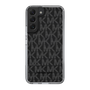 スリムプロテクションケース［ MICHAEL KORS - Signiture - Clear Black ］