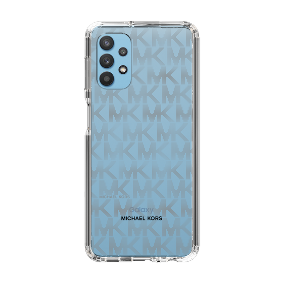 スリムプロテクションケース［ MICHAEL KORS - Signiture - Clear Black ］