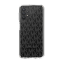 スリムプロテクションケース［ MICHAEL KORS - Signiture - Clear Black ］