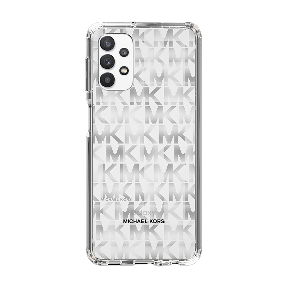 スリムプロテクションケース［ MICHAEL KORS - Signiture - Clear Black ］