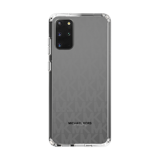 スリムプロテクションケース［ MICHAEL KORS - Signiture - Clear Black ］