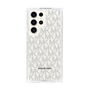スリムプロテクションケース［ MICHAEL KORS - Signiture - Clear Black ］