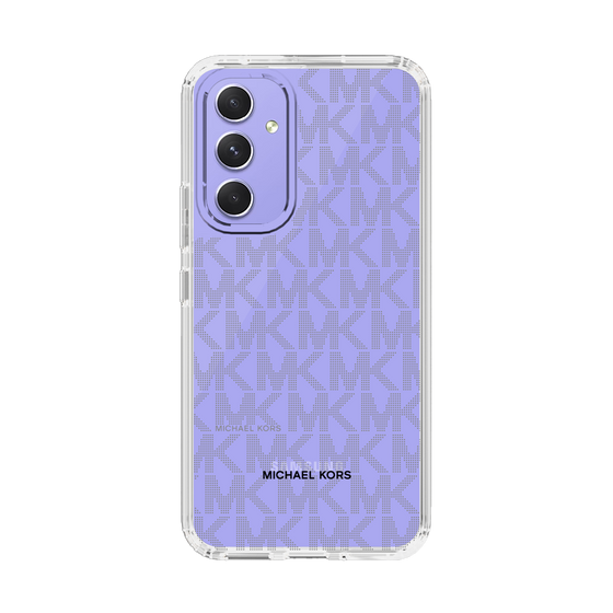 スリムプロテクションケース［ MICHAEL KORS - Signiture - Clear Black ］
