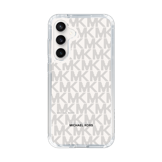 スリムプロテクションケース［ MICHAEL KORS - Signiture - Clear Black ］