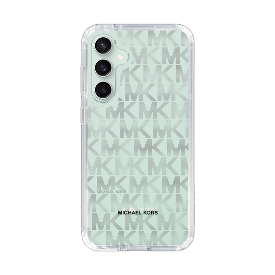 スリムプロテクションケース［ MICHAEL KORS - Signiture - Clear Black ］