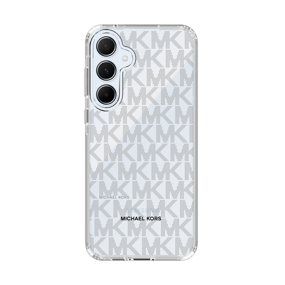 スリムプロテクションケース［ MICHAEL KORS - Signiture - Clear Black ］