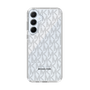 スリムプロテクションケース［ MICHAEL KORS - Signiture - Clear Black ］