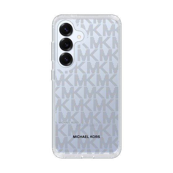 スリムプロテクションケース［ MICHAEL KORS - Signiture - Clear Black ］