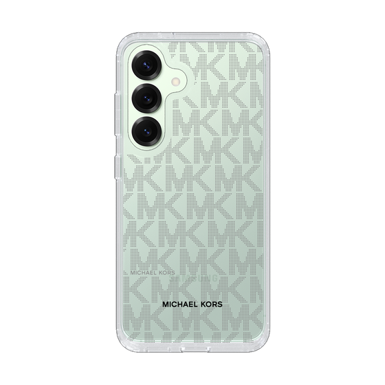 スリムプロテクションケース［ MICHAEL KORS - Signiture - Clear Black ］