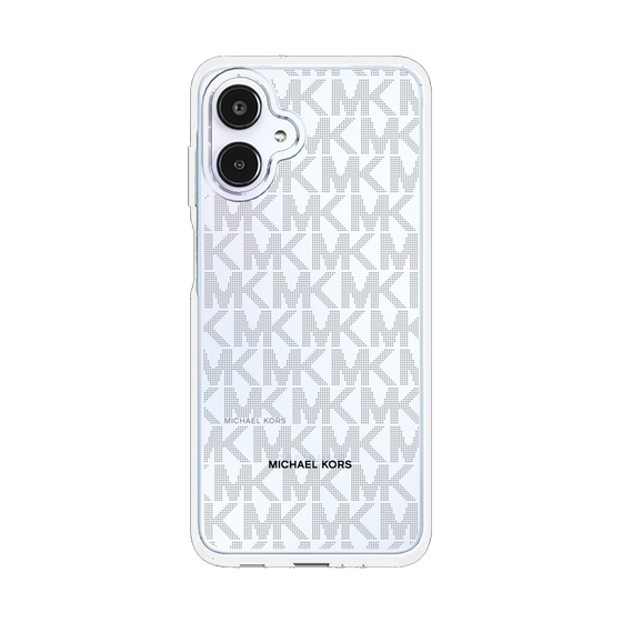 スリムプロテクションケース［ MICHAEL KORS - Signiture - Clear Black ］