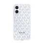 スリムプロテクションケース［ MICHAEL KORS - Signiture - Clear Black ］