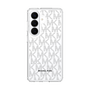 スリムプロテクションケース［ MICHAEL KORS - Signiture - Clear Black ］