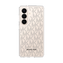スリムプロテクションケース［ MICHAEL KORS - Signiture - Clear Black ］