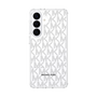 スリムプロテクションケース［ MICHAEL KORS - Signiture - Clear Black ］