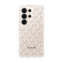 スリムプロテクションケース［ MICHAEL KORS - Signiture - Clear Black ］