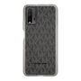 スリムプロテクションケース［ MICHAEL KORS - Signiture - Clear Black ］