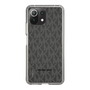 スリムプロテクションケース［ MICHAEL KORS - Signiture - Clear Black ］