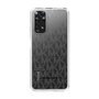 スリムプロテクションケース［ MICHAEL KORS - Signiture - Clear Black ］