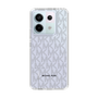 スリムプロテクションケース［ MICHAEL KORS - Signiture - Clear Black ］