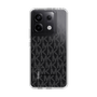 スリムプロテクションケース［ MICHAEL KORS - Signiture - Clear Black ］