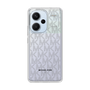 スリムプロテクションケース［ MICHAEL KORS - Signiture - Clear Black ］