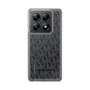 スリムプロテクションケース［ MICHAEL KORS - Signiture - Clear Black ］